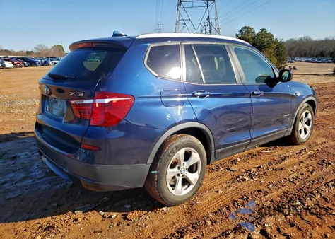 2012 BMW X3 xDrive28I from USA, damaged, VIN 5UXWX5C54CL728853